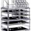 Makeup Organizer Countertop Cosmetics Storage Stand with 7 Drawers