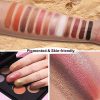 Get the Perfect Smoky Eyes with 12 Shades of Browns in a Professional Eyeshadow Palette - Includes Eyeliner and Brushes