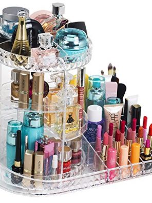 Readaeer 360 Degree Rotating Adjustable Makeup Organizer