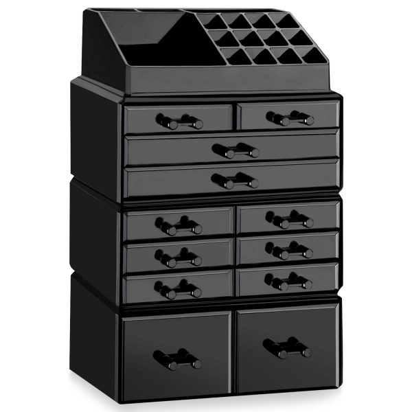 Makeup Organizer Acrylic Cosmetic Storage Drawers and Jewelry Display Box