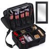 Kootek Large Travel Makeup Bag 3-Layer Cosmetic Train Case