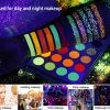 UV Glow Neon Glitter Eyeshadow Palette Makeup