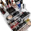 Sorbus Acrylic Cosmetics Makeup and Jewelry Storage Case
