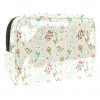 Portable Makeup Bag with Zipper Travel Toiletry Bag