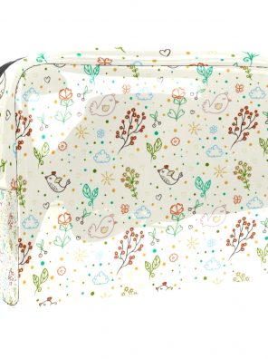 Portable Makeup Bag with Zipper Travel Toiletry Bag