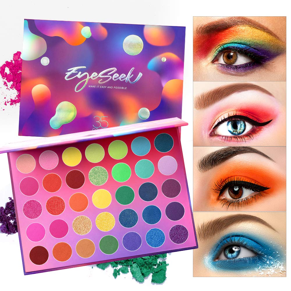 Eyeshadow Palette 35 Colors High Pigmented Makeup Palette Matte