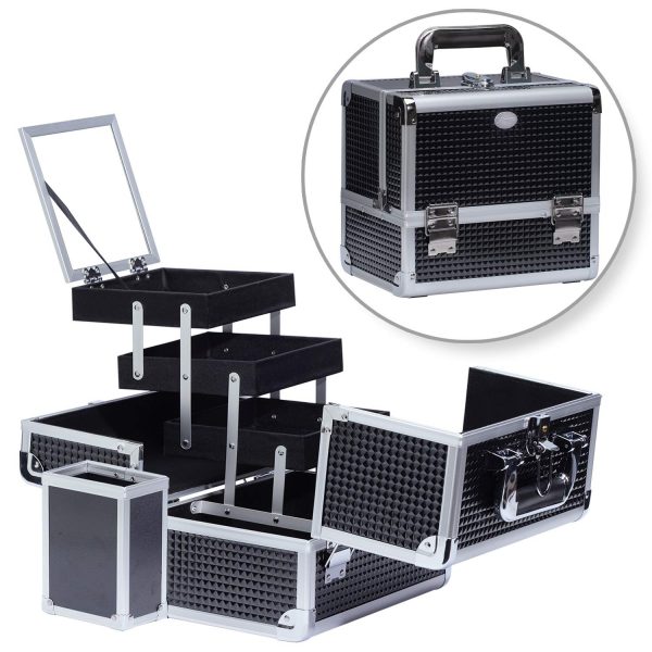 Makeup Box Train Case Large Storage