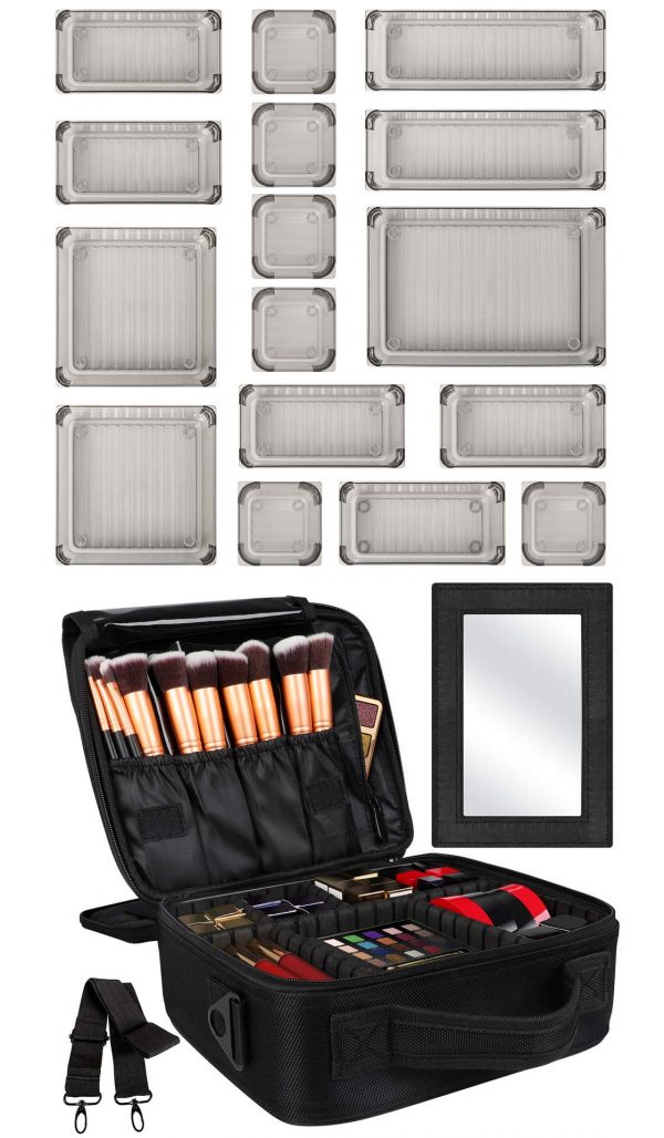 Kootek 16 Pcs Desk Drawer Organizer Tray