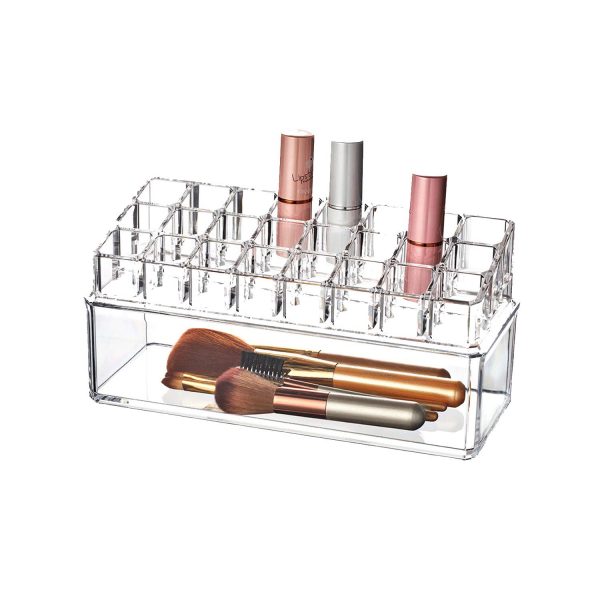 Ikee Design Acrylic Cosmetics Makeup Storage Case Display