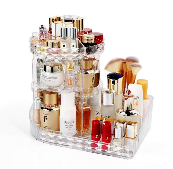 Makeup Organizer 360 Degree Rotating Multi-Function