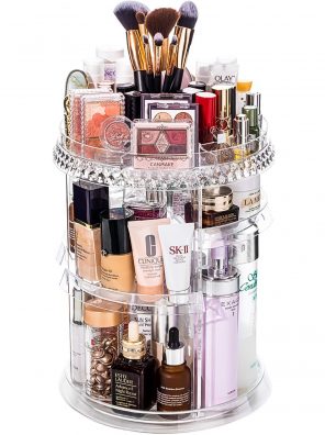 DreamGenius Makeup Organizer 360-Degree Rotating