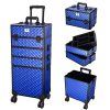 Trolley Rolling Makeup Case 4in1 Lockable