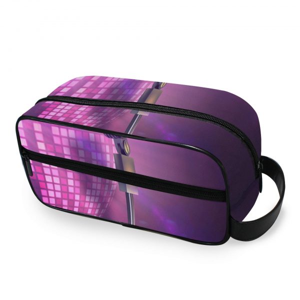 Singer's Microphone Makeup Organizer Travel With Zippers