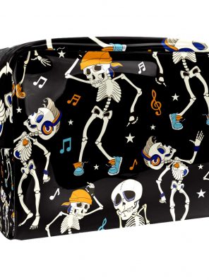 Portable Makeup Bag with Zipper for Women