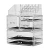 YBlifely Makeup Organizer, 3 Pieces Set