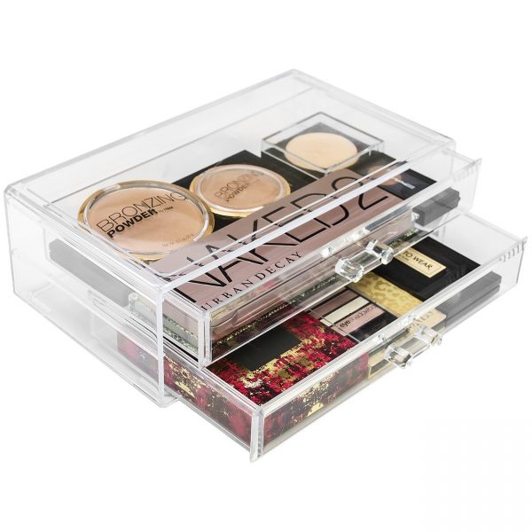 Sorbus Acrylic Cosmetics Makeup and Jewelry Storage Case