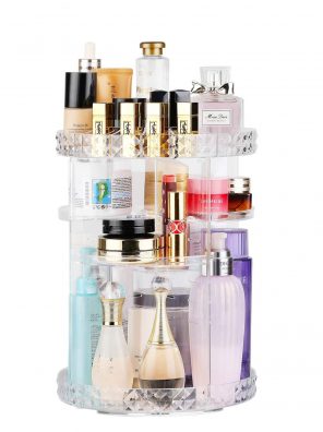 Makeup Organizer, 360 Degree Rotating Adjustable 6 Layers