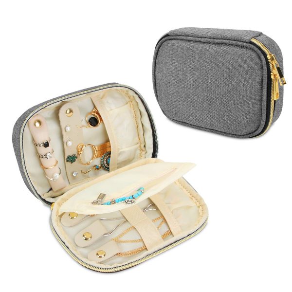 Teamoy Small Jewelry Travel Case for Earrings, Necklace