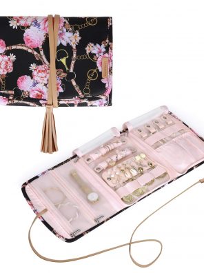 BAGSMART Travel Jewelry Organizer Case