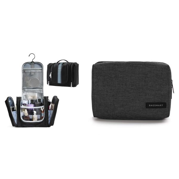 BAGSMART Toiletry Bag Makeup and Electronic Organizer