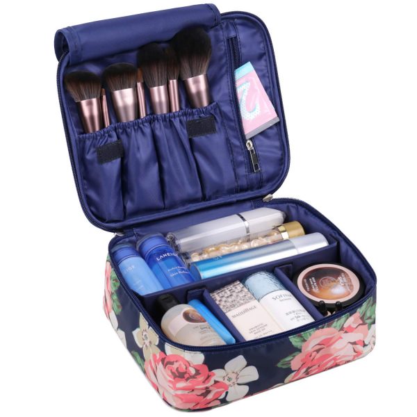 Travel Makeup Bag Large Cosmetic Bag for Women and Girls