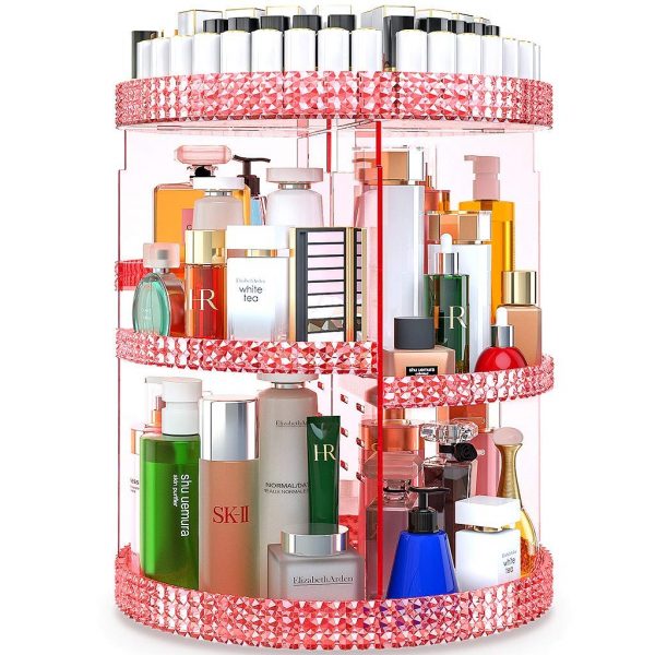 Adjustable Makeup Storage Makeup Organizer 360-Degree Rotating