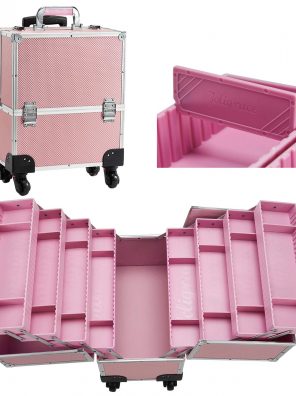 Joligrace Rolling Makeup Case with Wheels