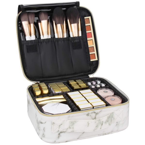 Marble Makeup Bags,Portable Makeup Organizer Bag