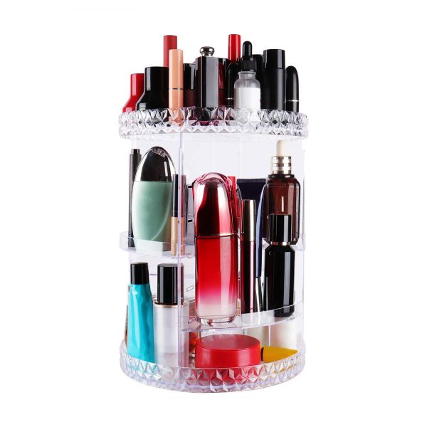 360-Degree Rotating Makeup Organizers, Storage 7-layer