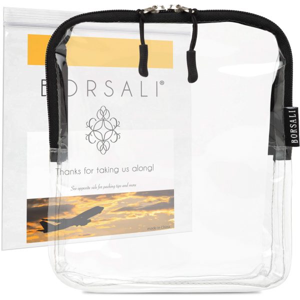 TSA Approved Clear Travel Toiletry Bag