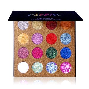 UCANBE Pro Glitter Eyeshadow Palette Powder Makeup