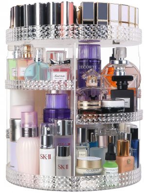 HEMTROY 360 Degree Rotating Makeup Organizer
