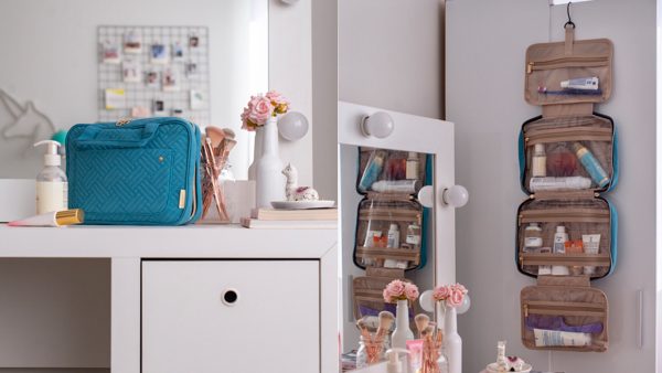 Pack Smart: Waterproof Hanging Toiletry Bag with Clear Compartments - Image 7