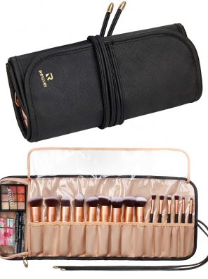 Relavel Makeup Brush Rolling Case