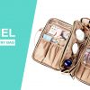Portable Makeup Organizer Foldable Cosmetic Bag