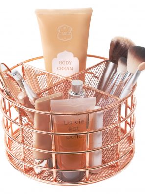 Rosework Rose Gold Makeup Brush Holder