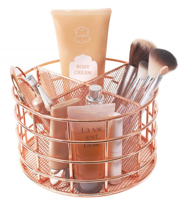 Rosework Rose Gold Makeup Brush Holder