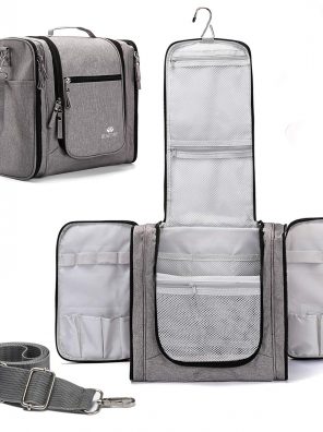 large capacity Hanging Travel Toiletry Bag for Men and Women