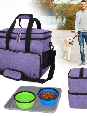 Pet Travel Companion: Double Layer Dog Travel Bag ??