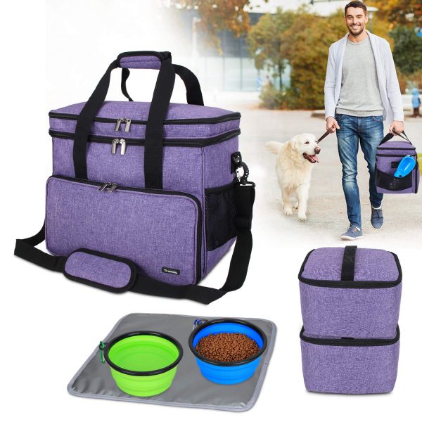 Pet Travel Companion: Double Layer Dog Travel Bag ??