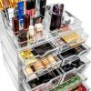 Sorbus Acrylic Cosmetics Makeup and Jewelry Storage Case