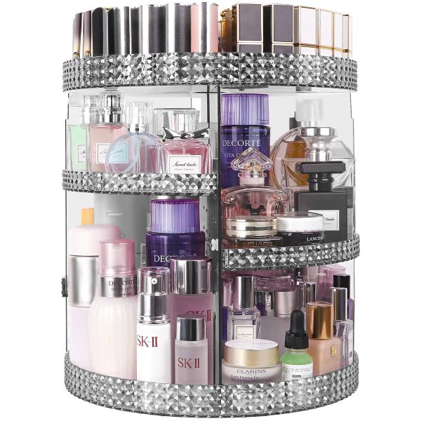HEMTROY 360 Degree Rotating Makeup Organizer