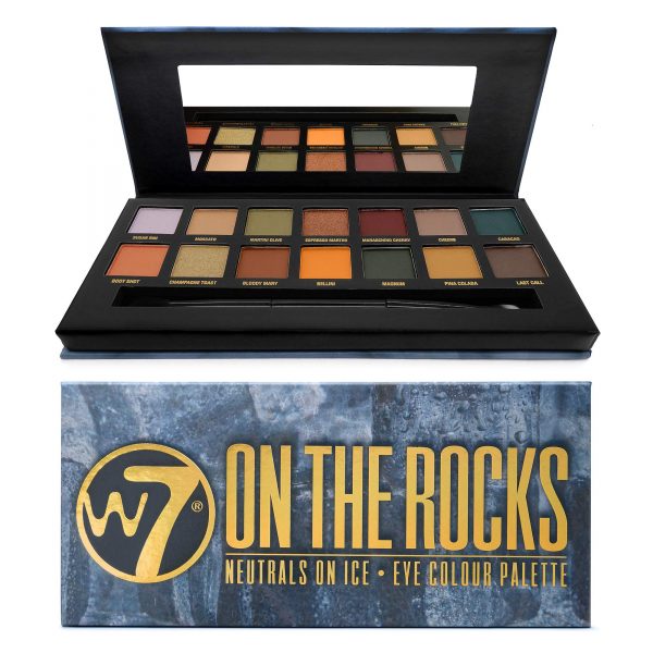 On The Rocks Eyeshadow Makeup Palette Creamy Mattes & Duo-Chromes