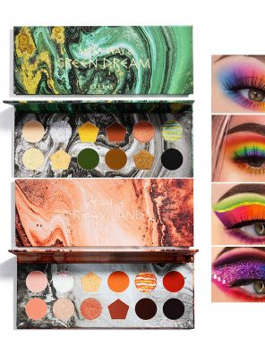 Green Eyeshadow Palette Matte and Glitter