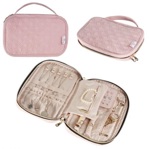 Dino and Lotus Travel Jewelry Organizer