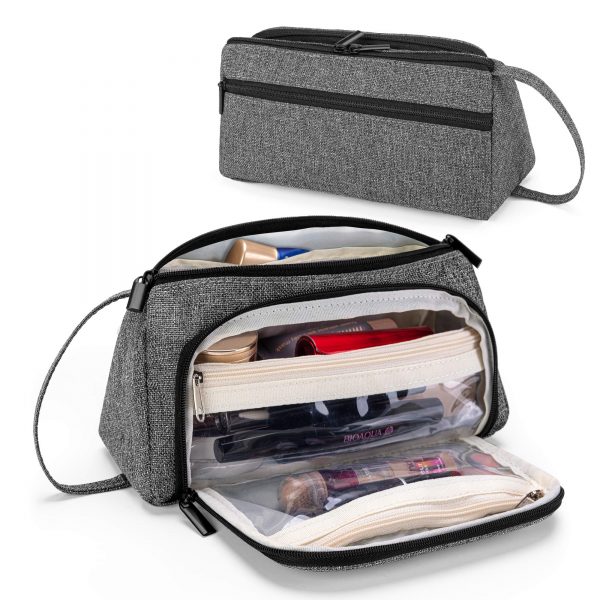 Teamoy Small Travel Cosmetic Bag for Makeup, Toiletries