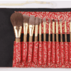 Makeup brushes tool with cosmetic bag
